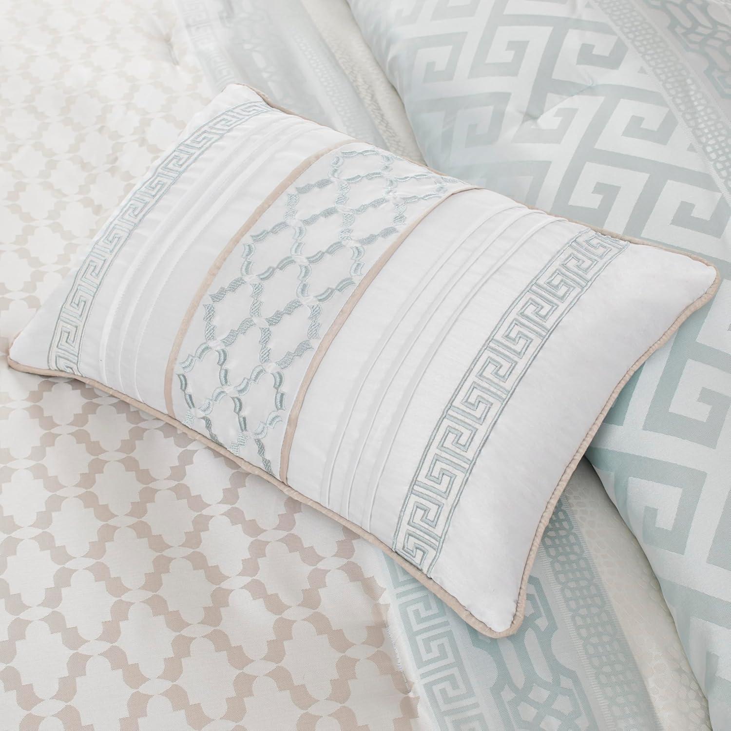 Madison Park Bennett 7 Piece Jacquard Comforter Set