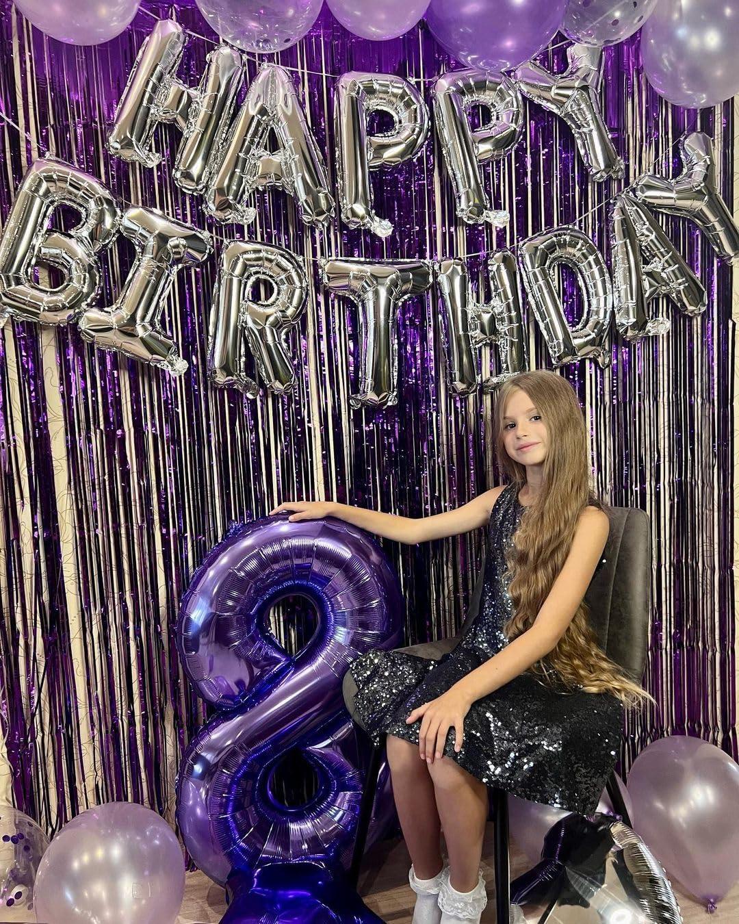 16 inch Happy Birthday Balloons Gold Balloon Banner Aluminum Foil Letters Banner Balloons for Party Supplies and Birthday Decorations