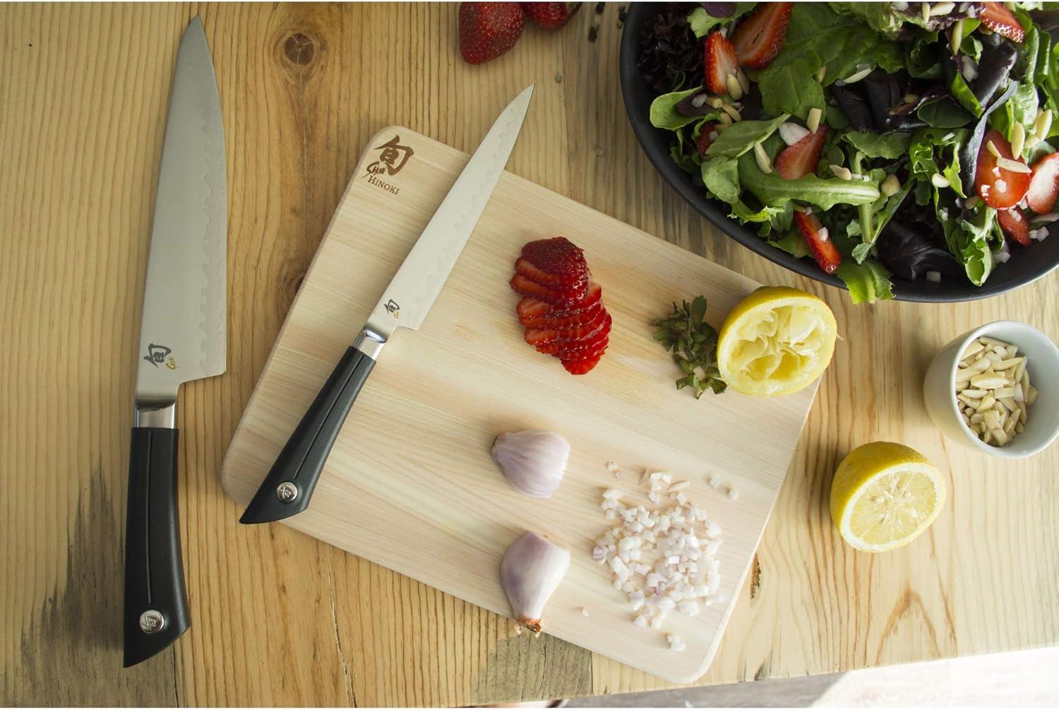 Shun DM0816 Hinoki Cutting Board, Medium