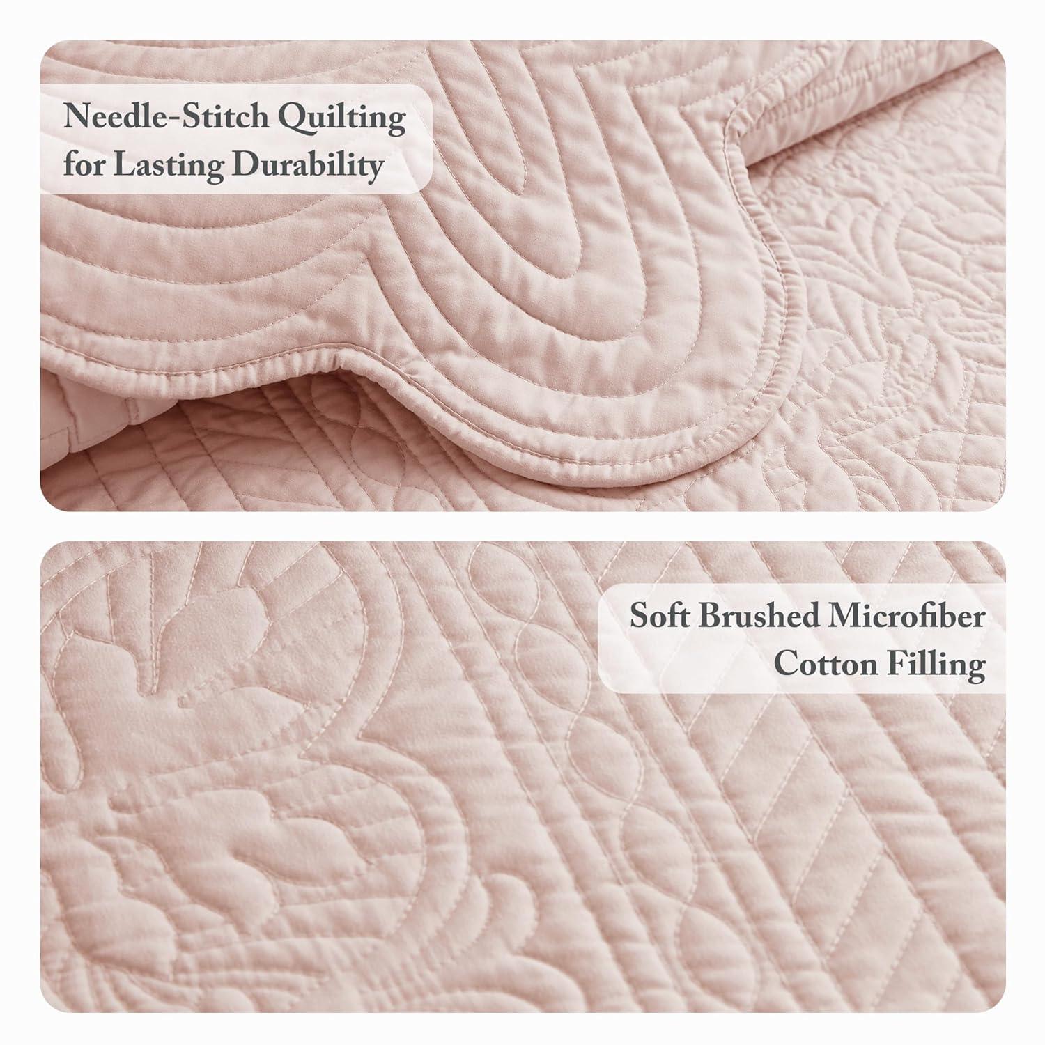 Tuscany Scalloped Edge Quilt Set