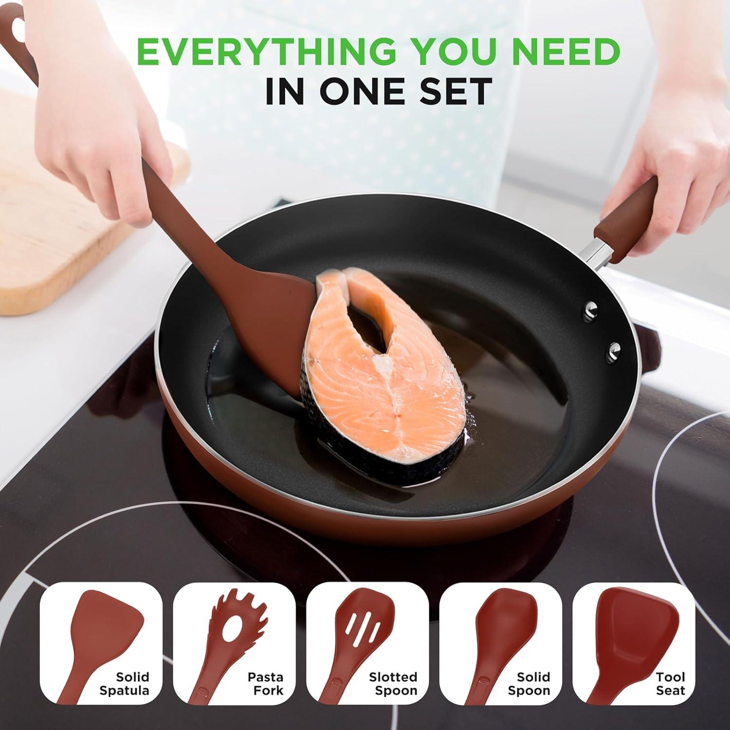 NutriChef 5 Piece Cooking Utensil Set