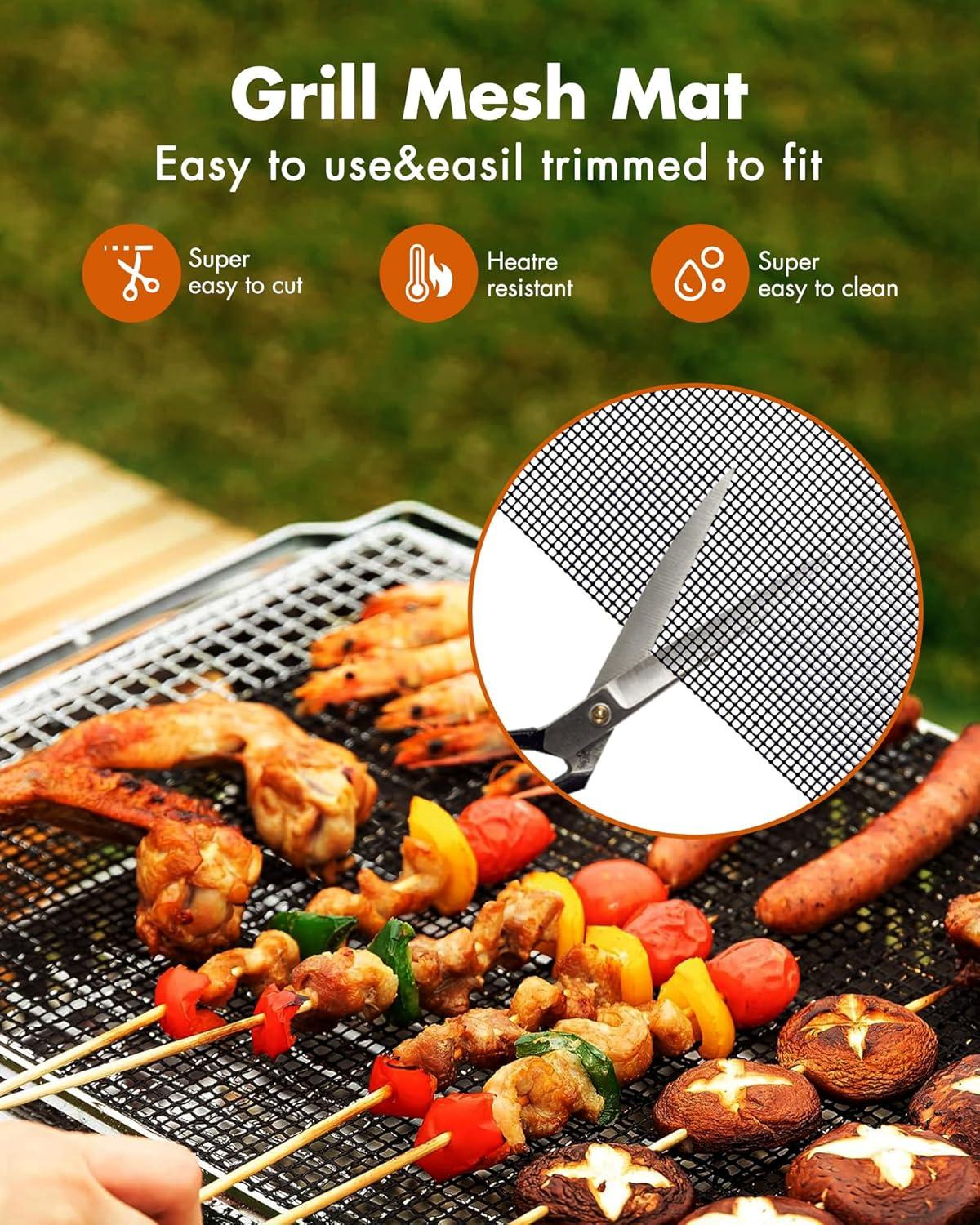 Griddle Accessories Kit - 136PCS Flat Top Grill Accessories for Blackstone and Camp Chef Metal Spatula Tools Set with Burger Press Scraper Tongs Carry Bag for Outdoor Grilling BBQ Cooking