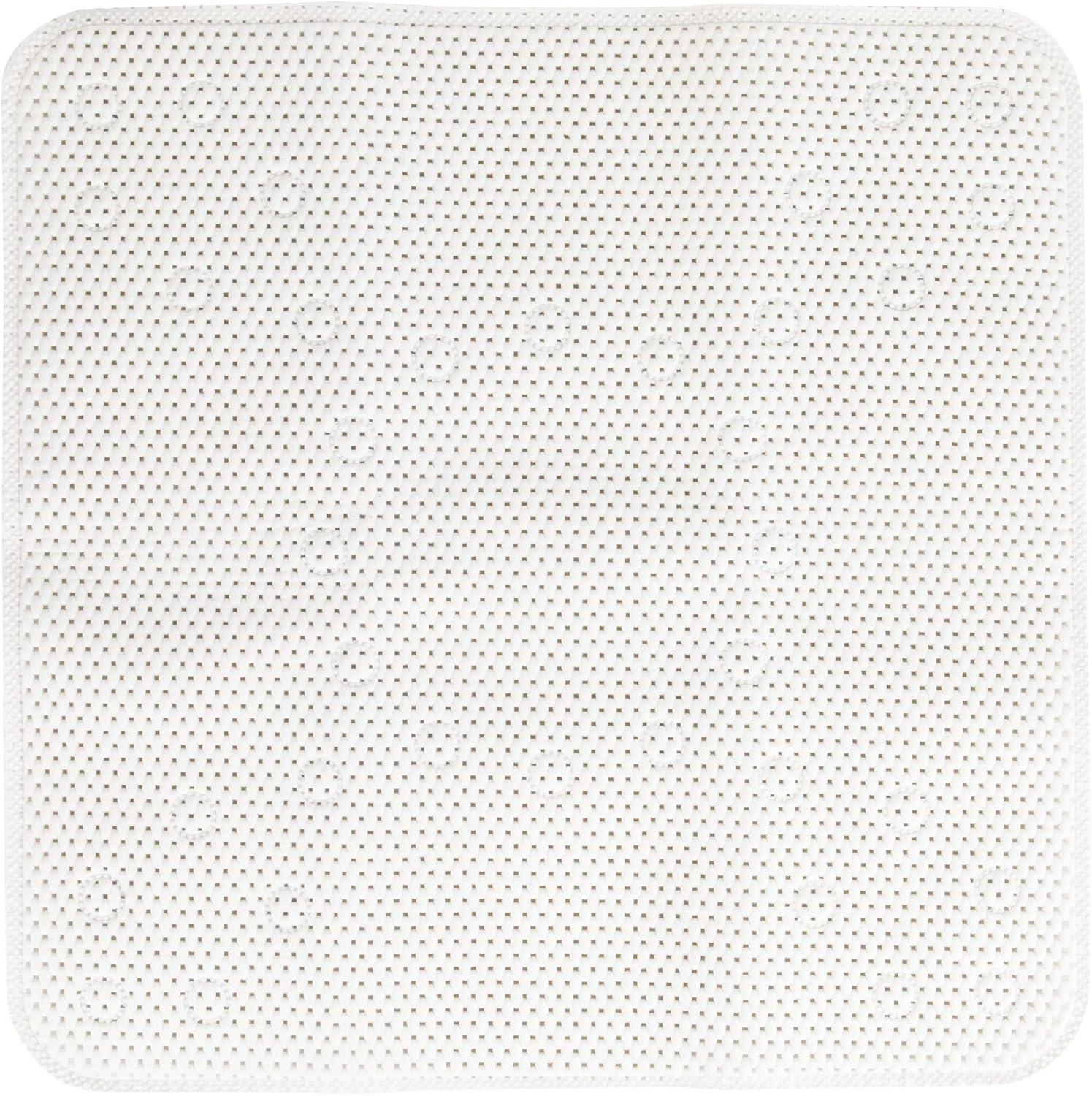 Duck 21 in x 21 in Softex Cushioned Shower Mat, White