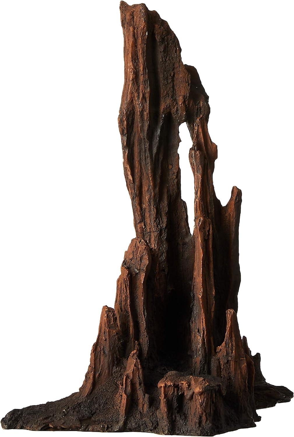 Large Brown Petrified Wood Aquarium Ornament