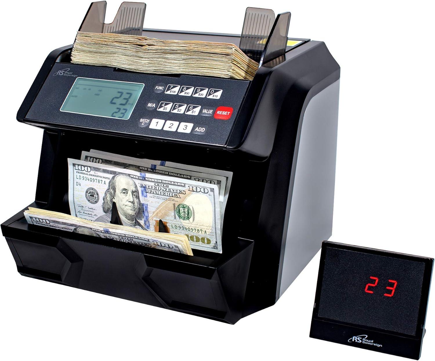 Royal Sovereign Front Load Bill Counter with Counterfeit Detection RBC-EG100