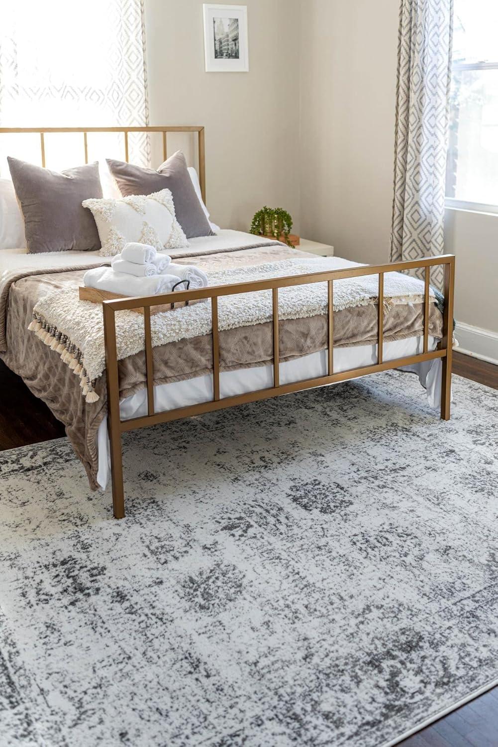 Unique Loom 8' 0 x 10' 0 Sofia Casino Gray Area Rug