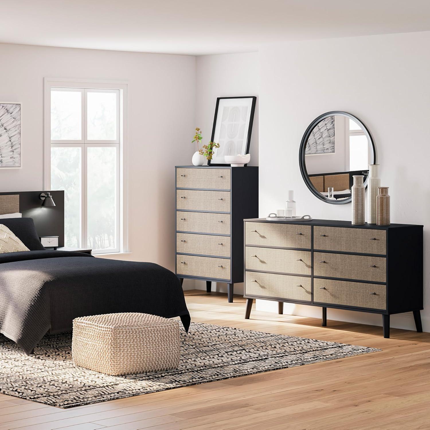 Signature Design by Ashley Contemporary Charlang Chest of Drawers, Two-tone