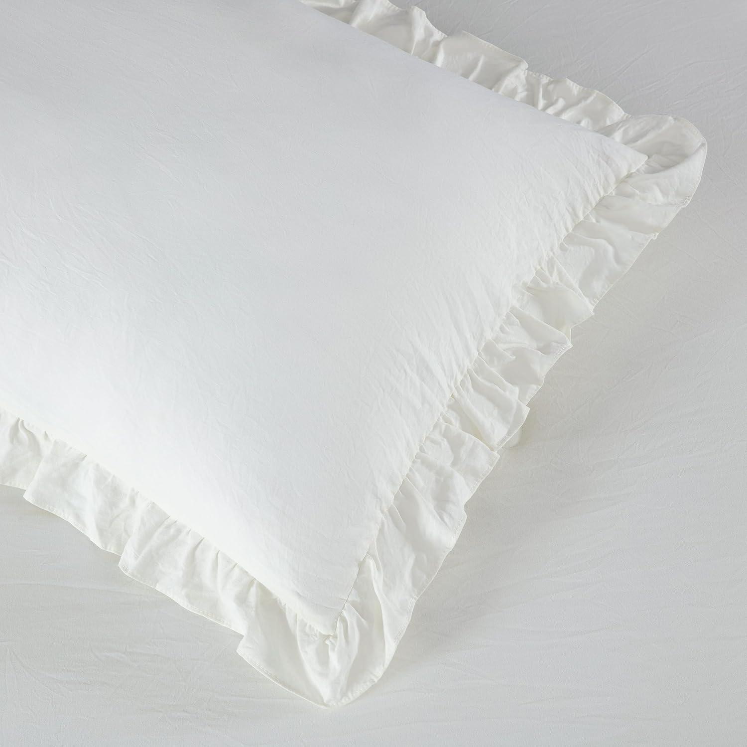 Chezmoi Collection Sinclair French Country Chic Ruffle Skirt Bedspread Set