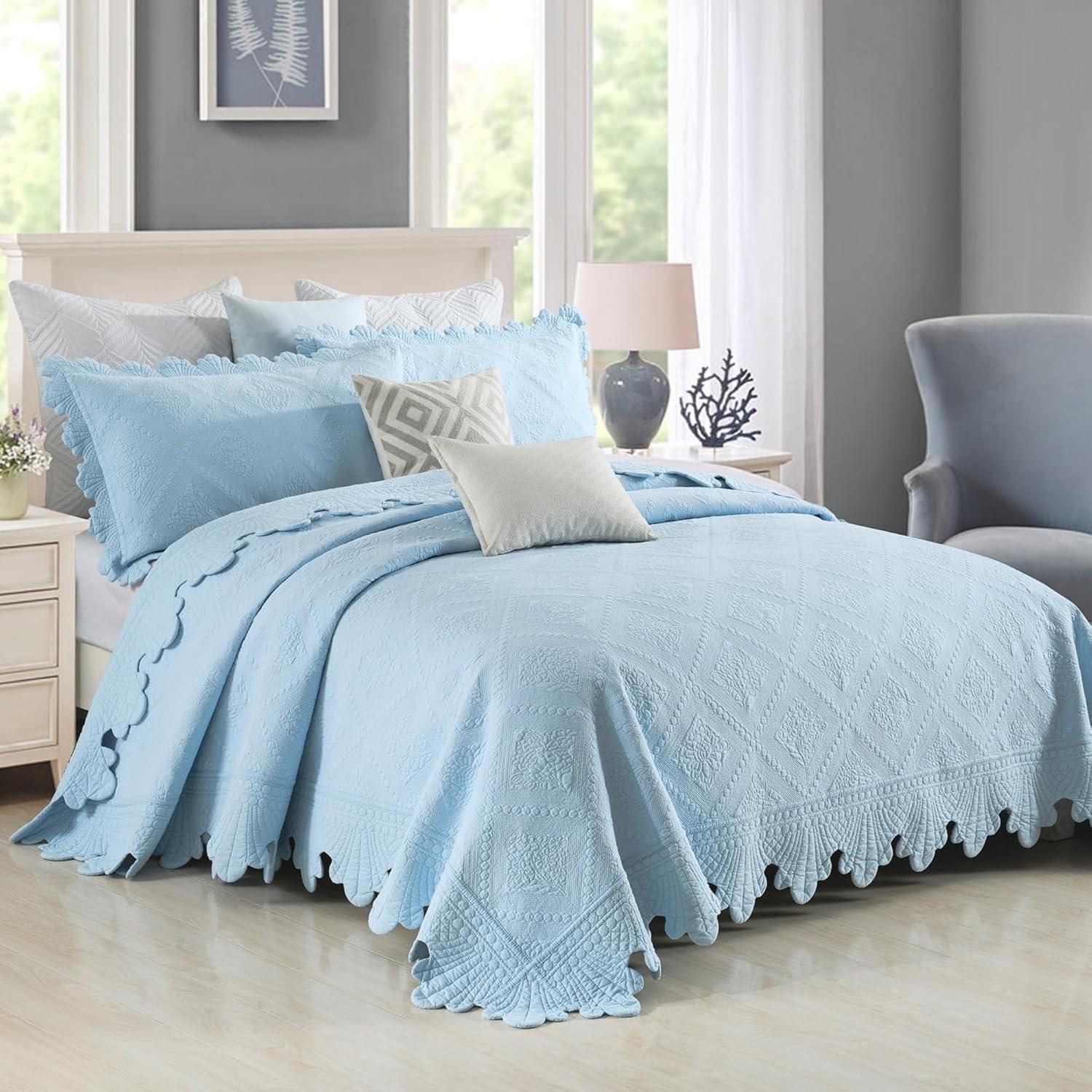 MarCielo Tkembroidery Cotton Abstract Quilt Set