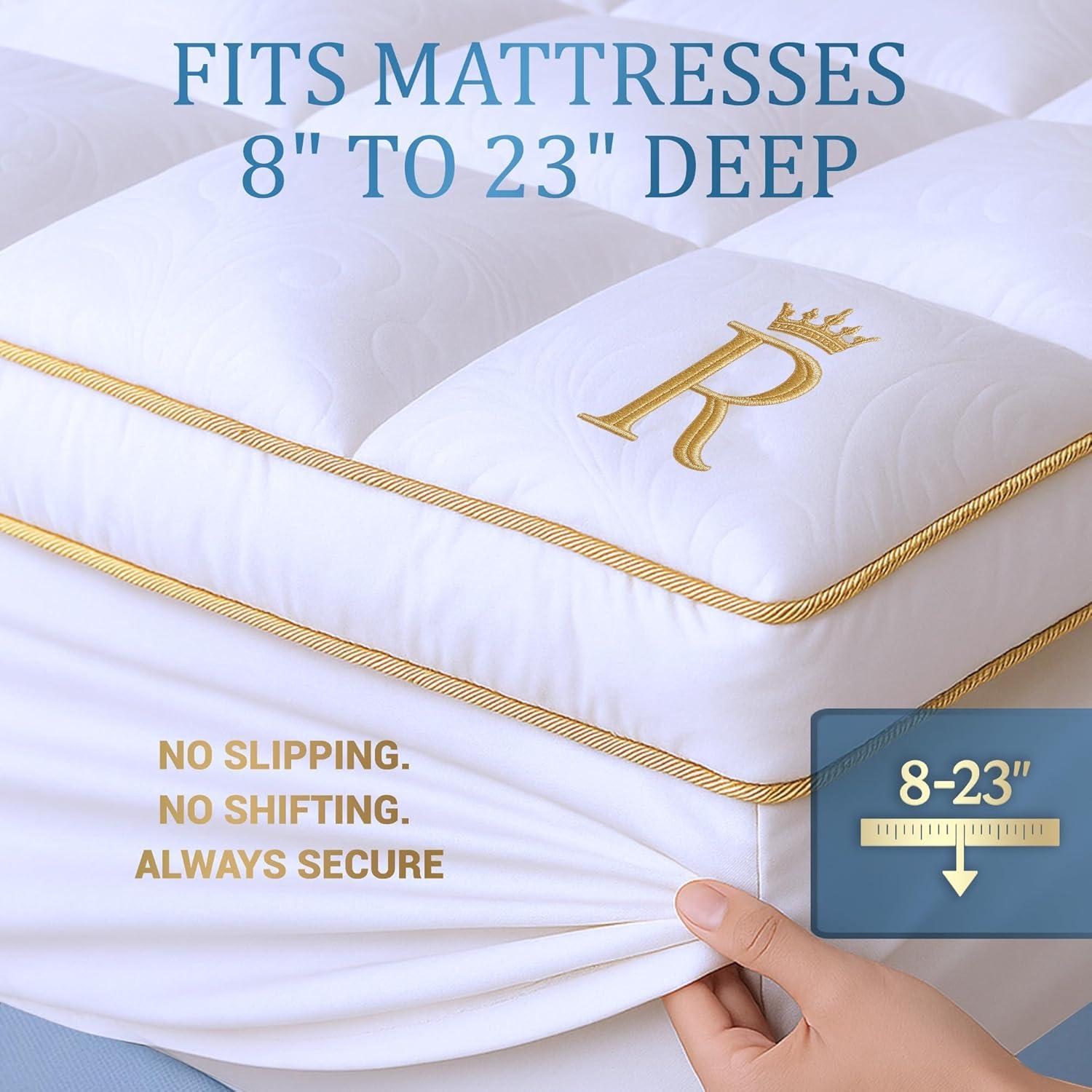Royal Therapy Royal Therapy Deep Pocket Sheet Set, Soft Cooling Bedding, Hypoallergenic