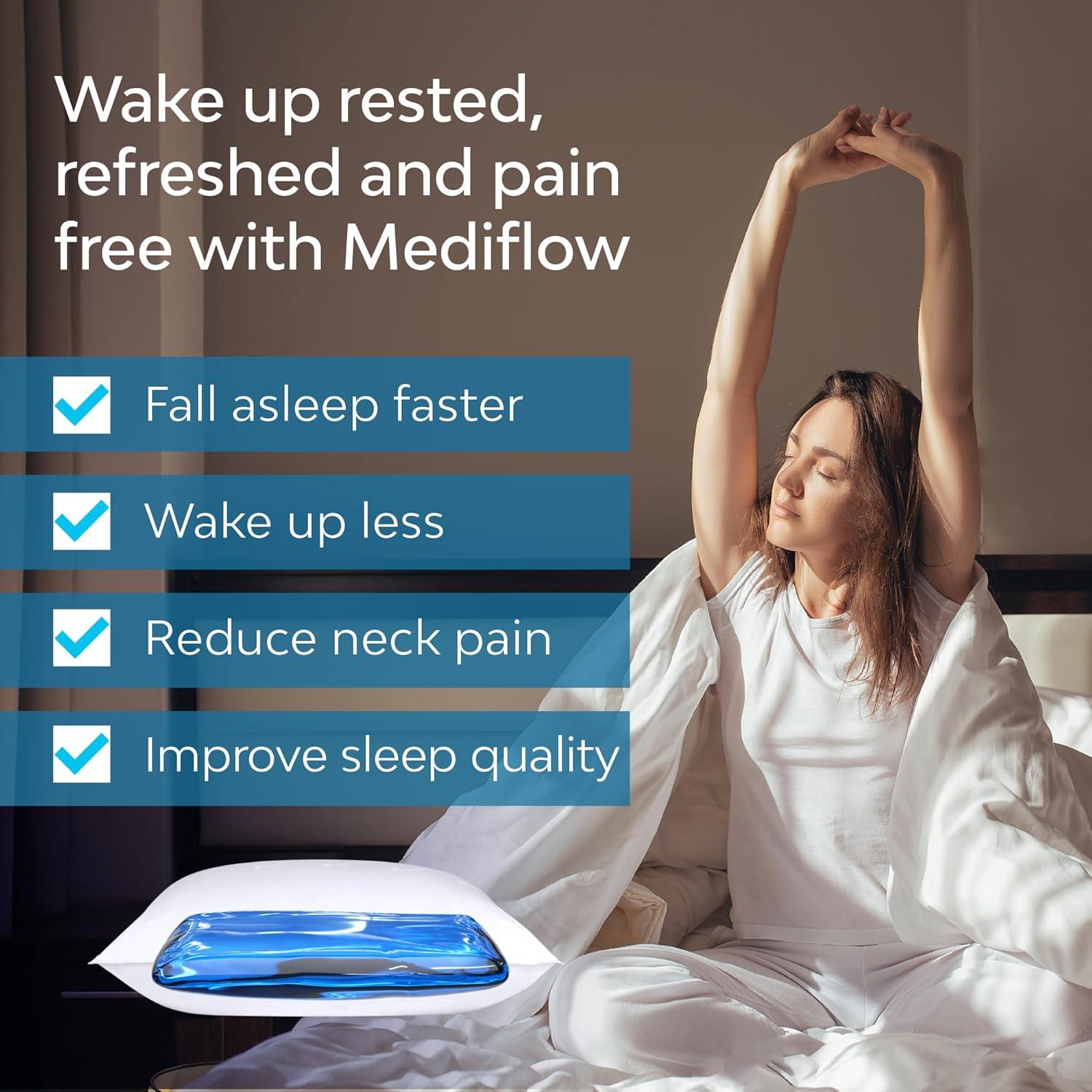 Adjustable White Cotton Down Alternative Water Pillow
