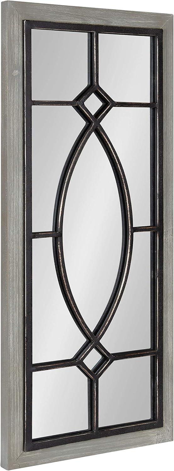 Bakersfiel Windowpane Wall Mirror - Kate & Laurel All Things Decor