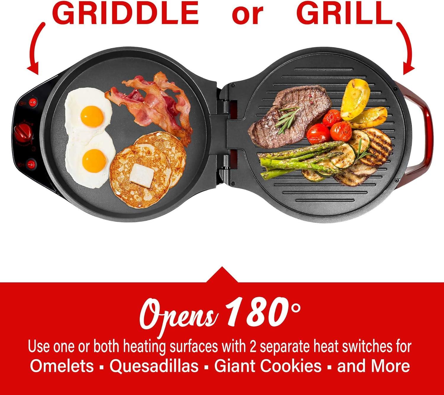 Brentwood Brentwood 12.5'' Non Stick Electric Grill with Lid
