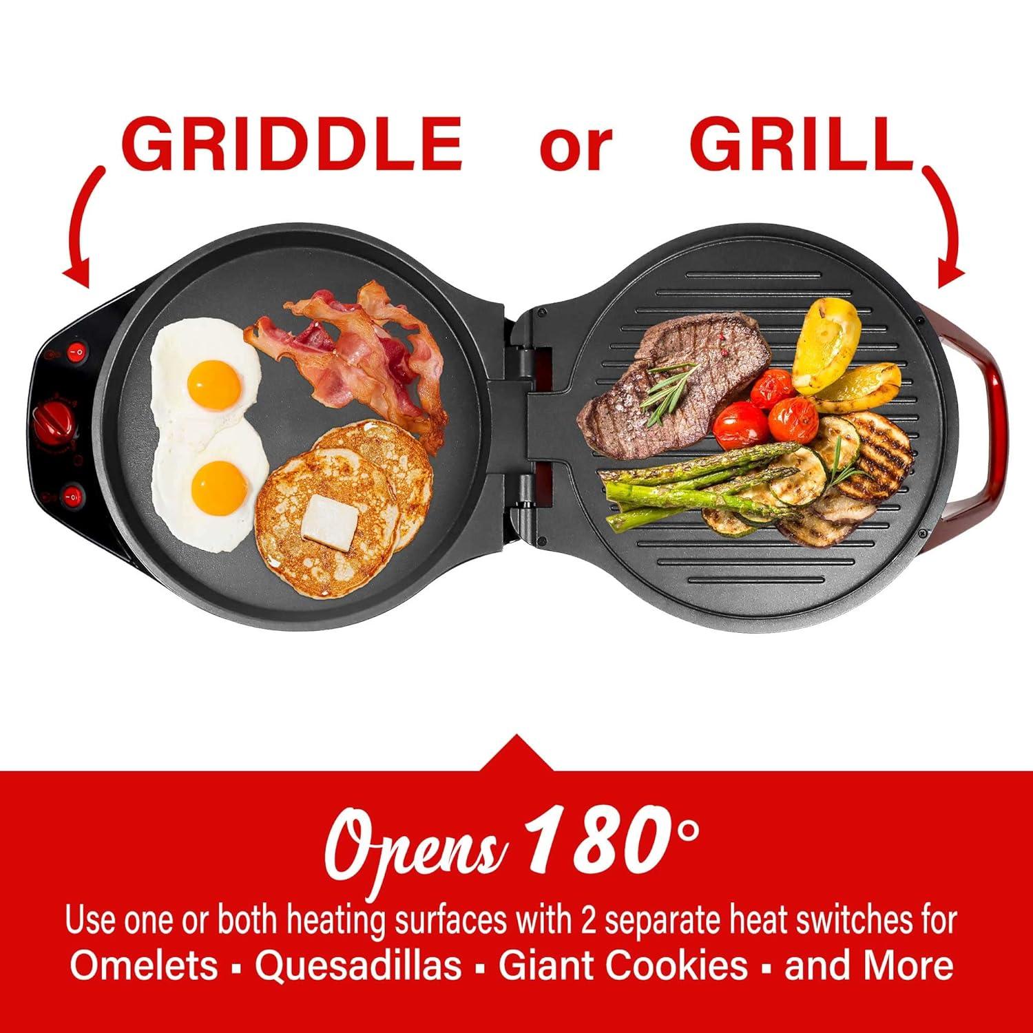 Brentwood Brentwood 12.5'' Non Stick Electric Grill with Lid