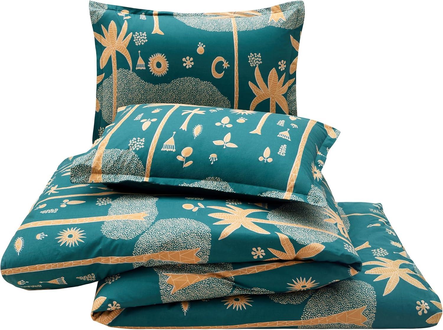 Cosmic Desert Cotton 3-Piece Duvet Cover Set