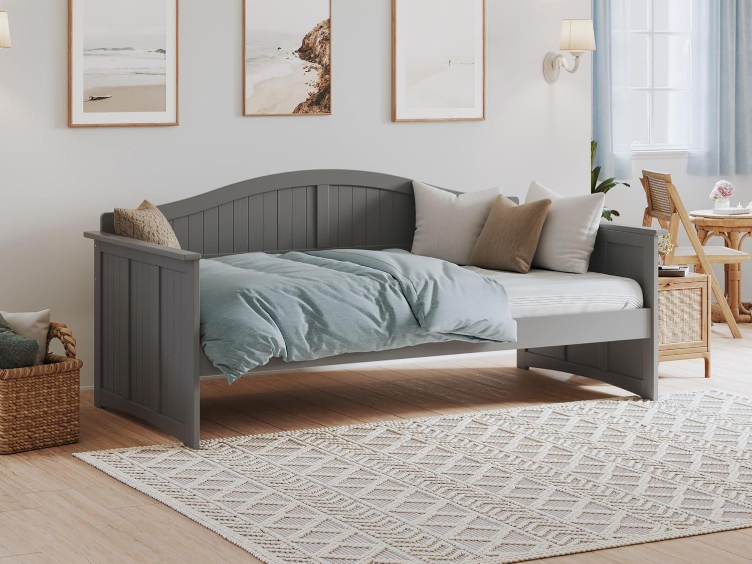 Nantucket Gray Twin Wood Daybed with Slats