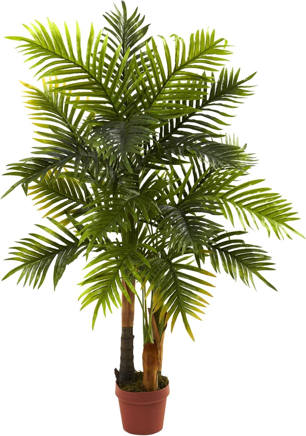 Nearly Natural 4-ft Areca Palm Tree (Real Touch)