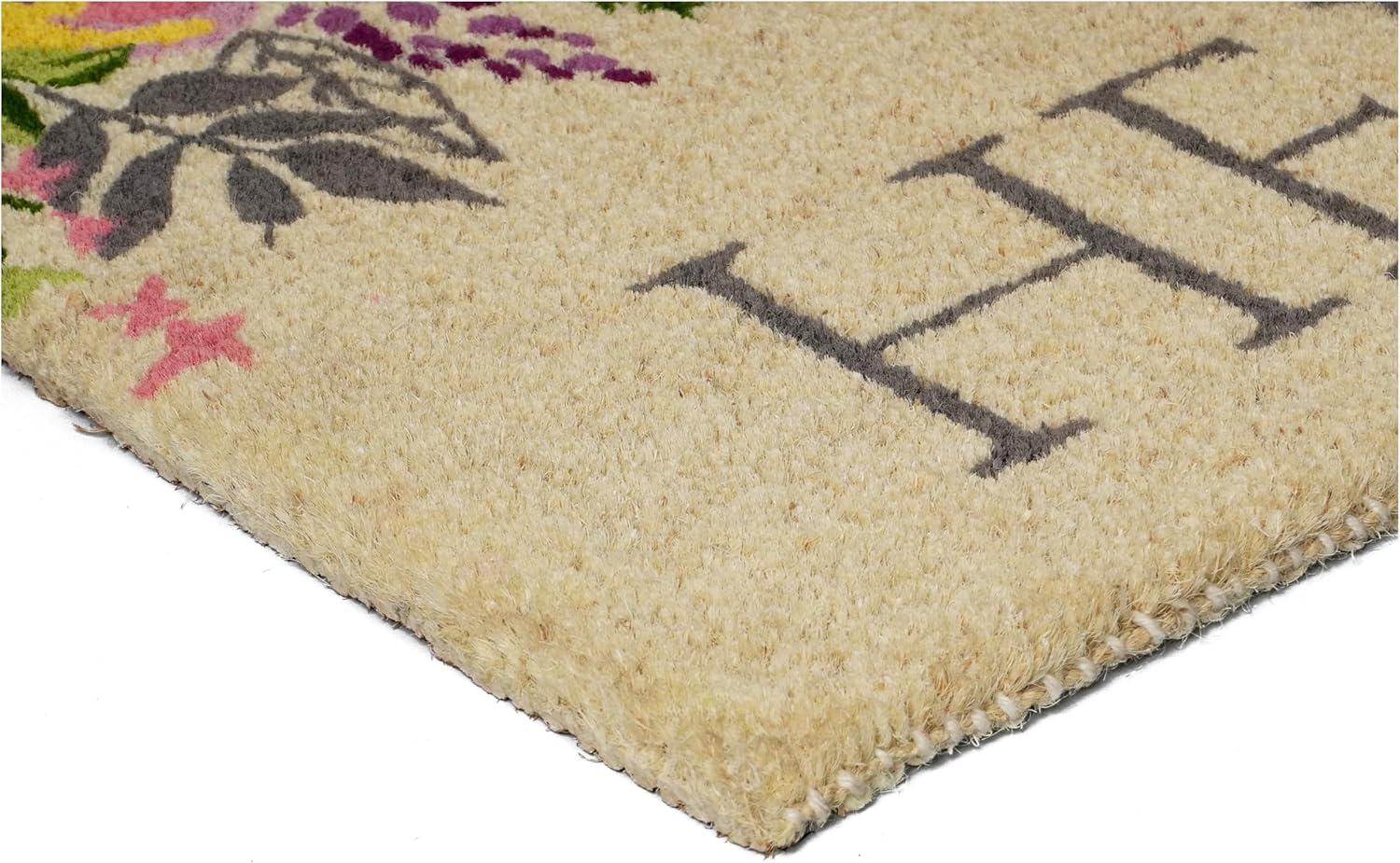 Calloway Mills 112902436 Blossoming Floral Hello Doormat 24" x 36"