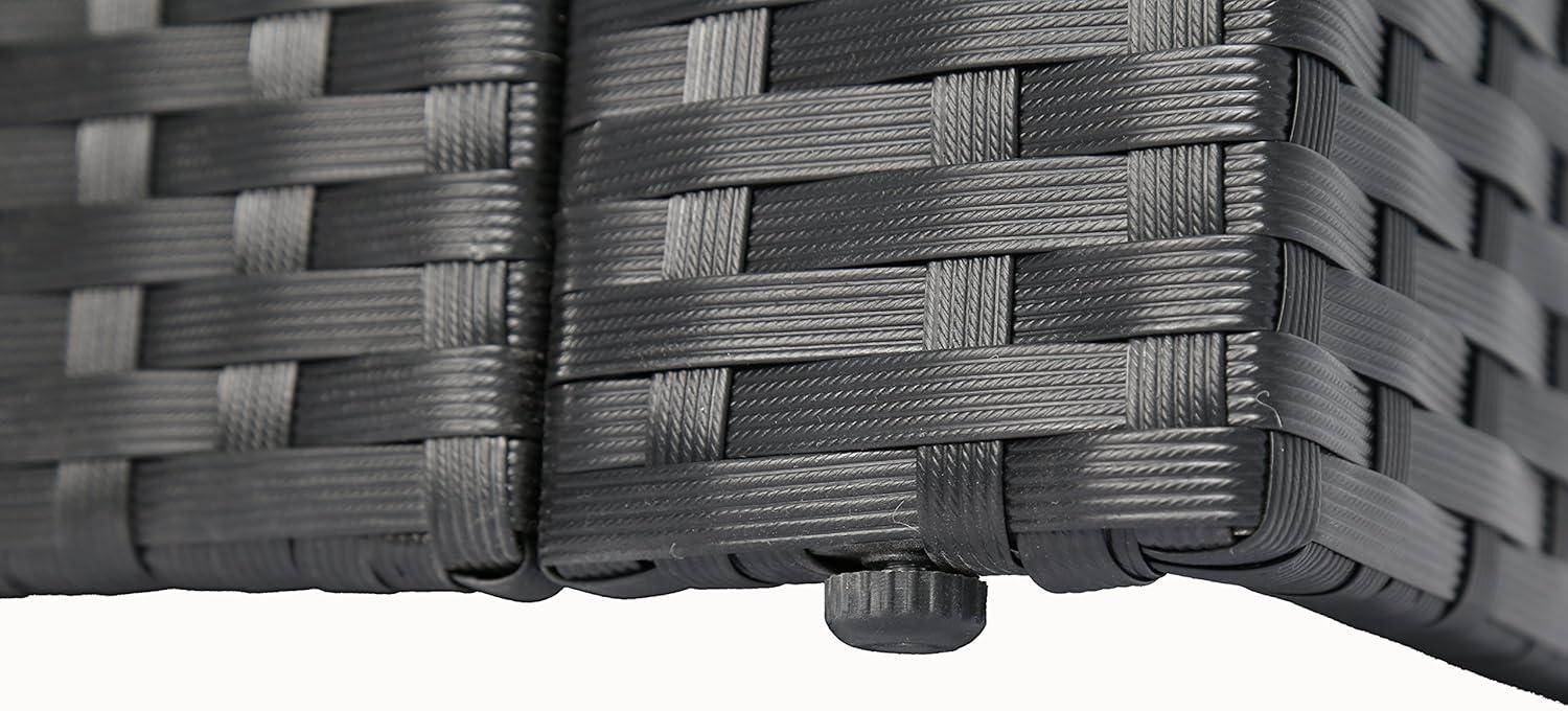 Baner Garden Complete Patio 4 Piece Rattan Wicker Conversation Set