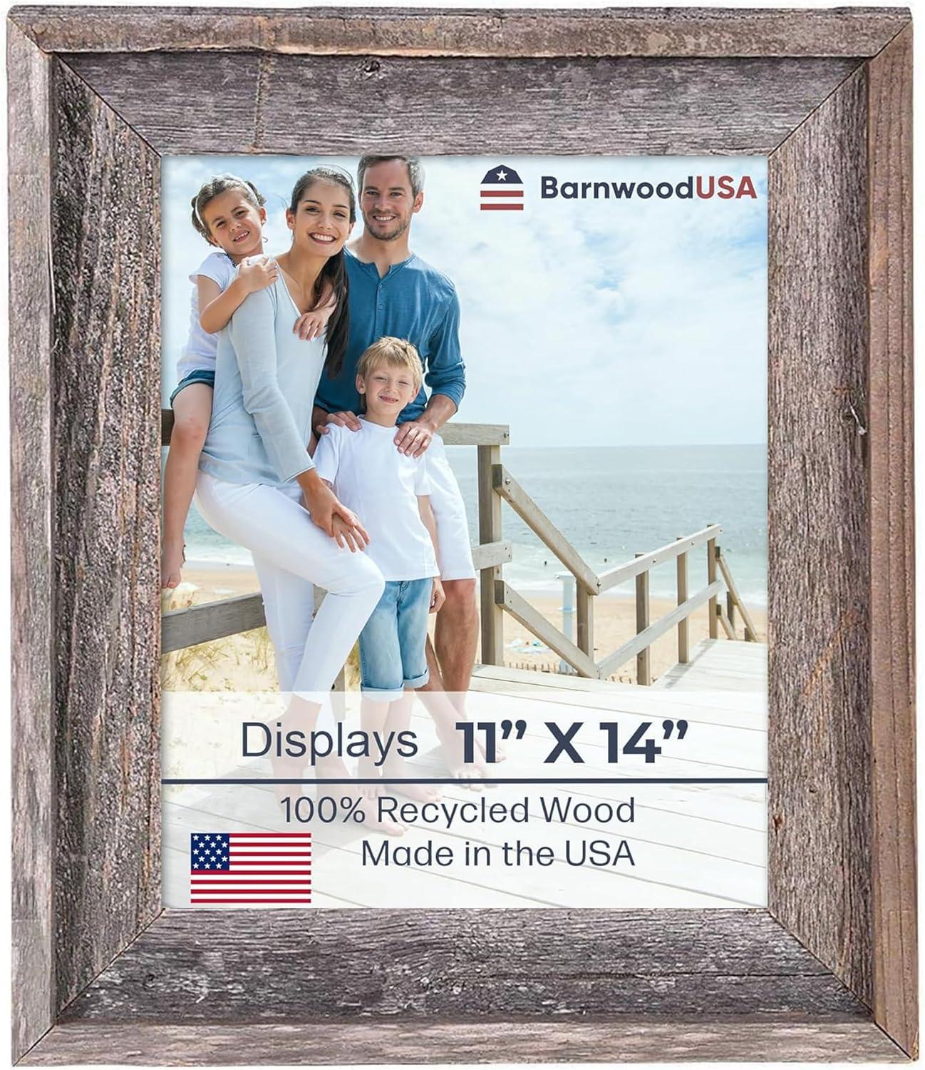 Rustic Farmhouse Signature Series 11" x 14" Wood Picture Frame