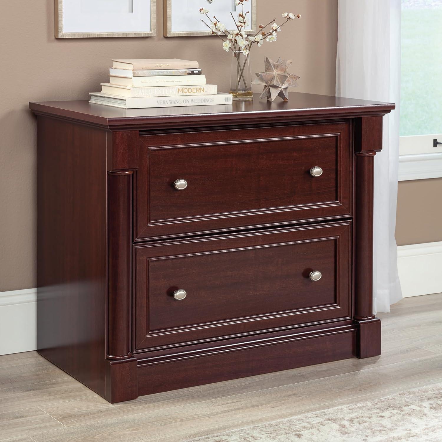 Palladia Lateral File Cabinet - Select Cherry - Sauder