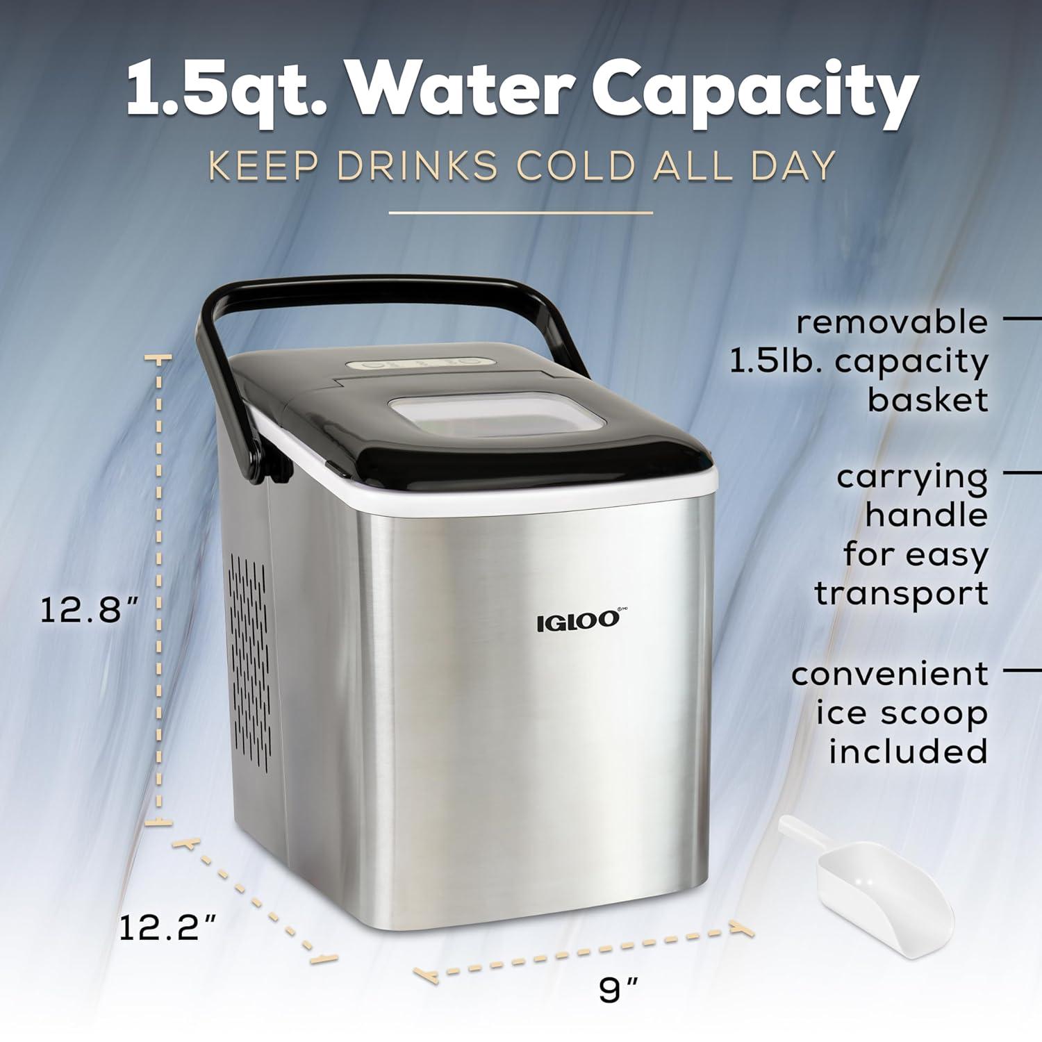 Igloo Igloo Automatic Self-Cleaning 26-Pound Ice Maker