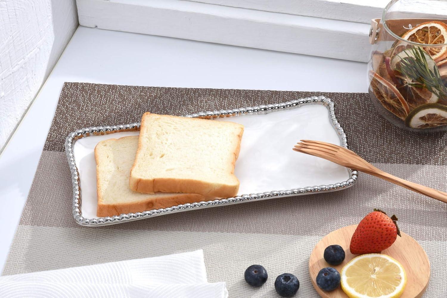 Pampa Bay Porcelain Salerno Small Rectangular Tray