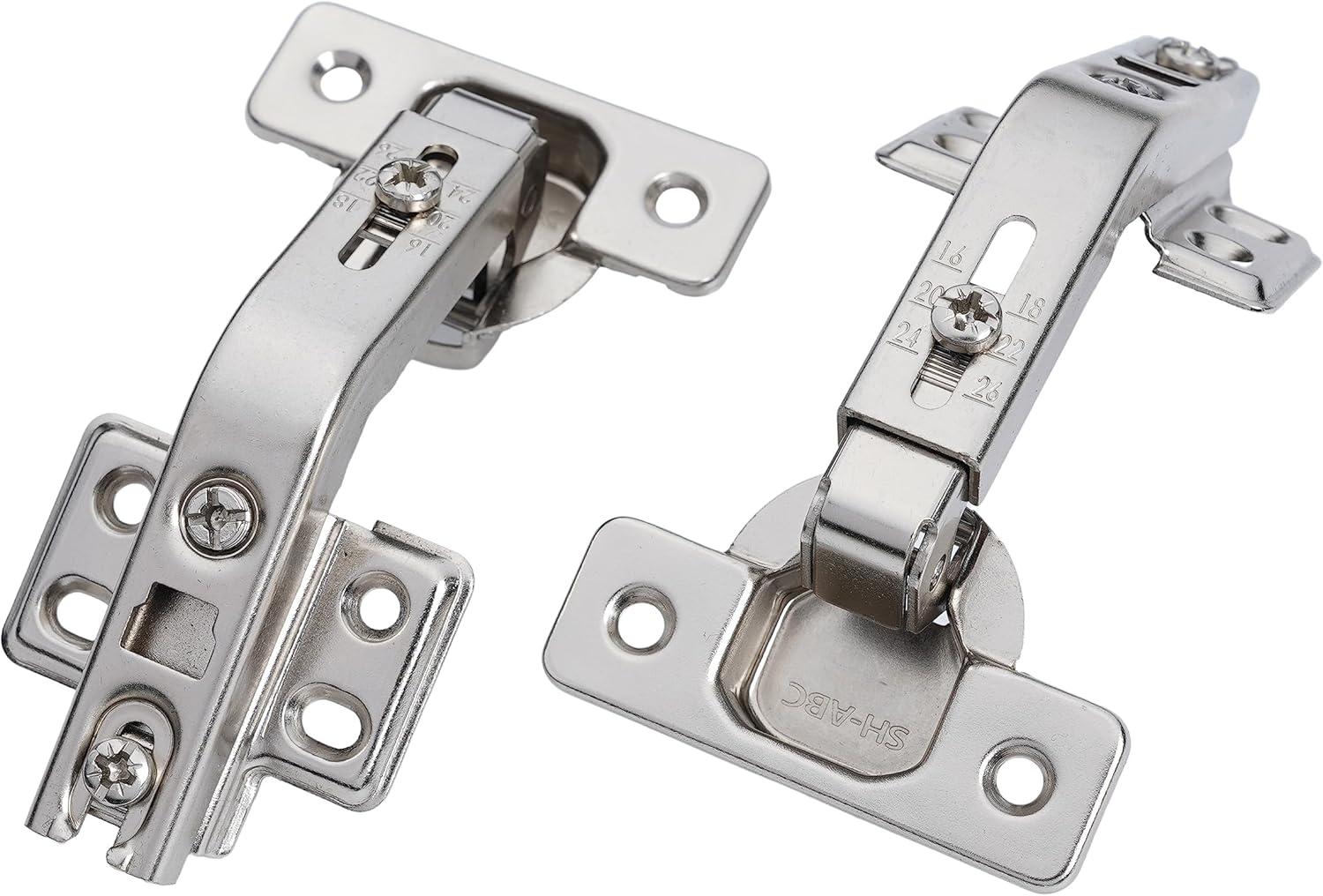 Decobasics - Lasy Susan - Pie-corner Cabinet Corner Cabinet Door Hinge Hinges Kit (135 Degree - 1 Pair (2 Hinges))