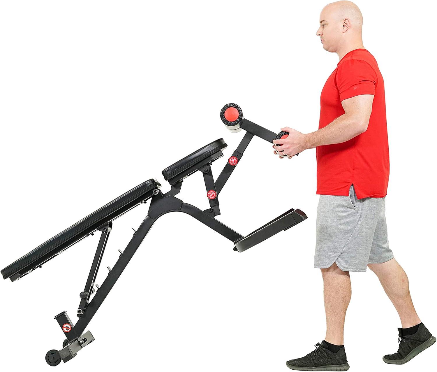 Sunny Health & Fitness Fully Adjustable Utility Weight Bench