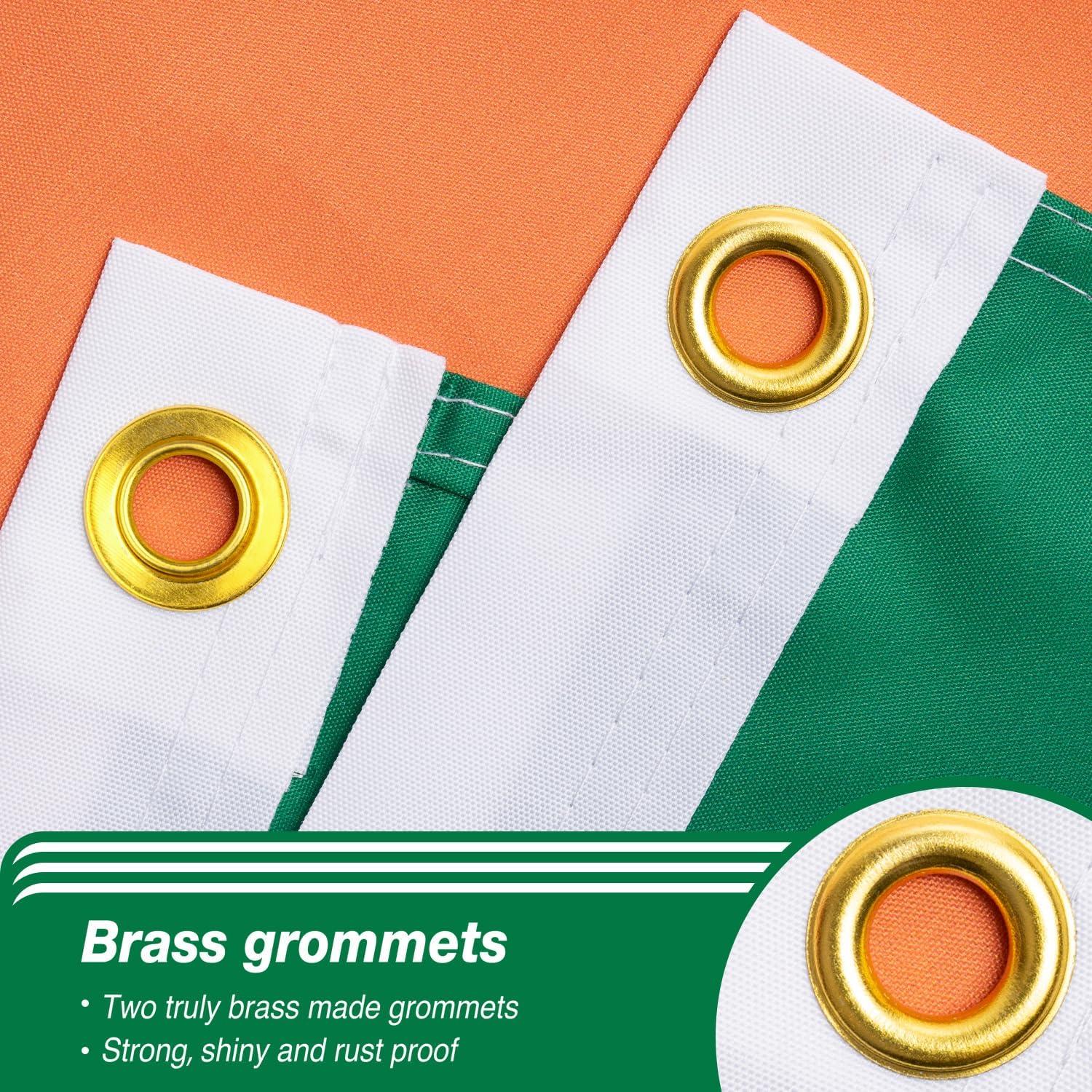 3X5 Ireland Flag 3'x5' Irish FLAG BANNER FAST USA SHIPPER 100D FABRIC