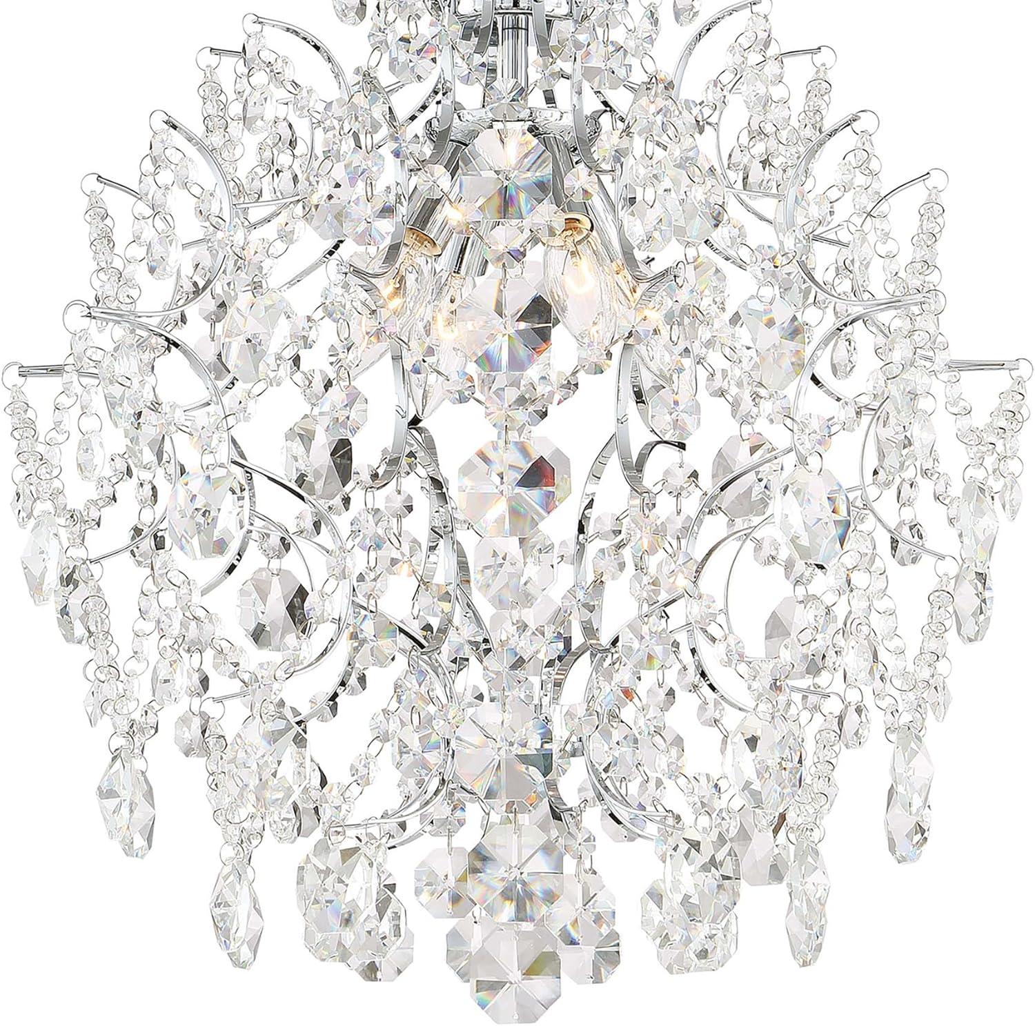 Minka Lavery Minka-Lavery Isabella's Crown 18" Wide Chrome Crystal Chandelier