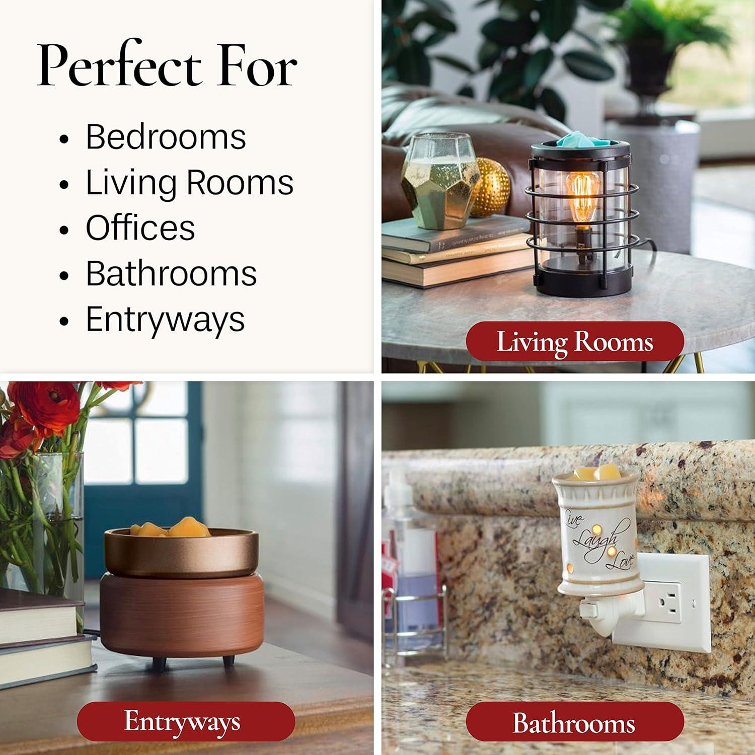 Candle Warmers Etc Classic Wax Melts 2.5oz, Roasted Espresso Fragrance (4-Pack) – Each Pack has x4 2.5 oz Wax Melts and 30 Hours of Fragrance – Perfect for bedrooms, Living Rooms, and bathrooms