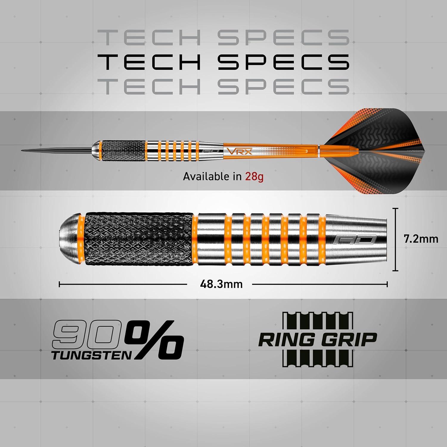RED DRAGON - Amberjack 9: 28 Gram Tungsten Darts Set