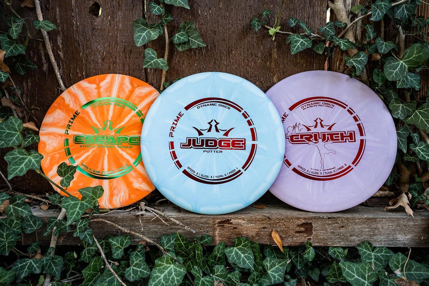 Dynamic Discs Prime Burst 3-Disc Golf Set | Includes Putter, Midrange, Driver, Mini Marker | 170-176g | Starter Disc Golf Accessories for Men | Great Beginner Kit for New Players & Amateurs