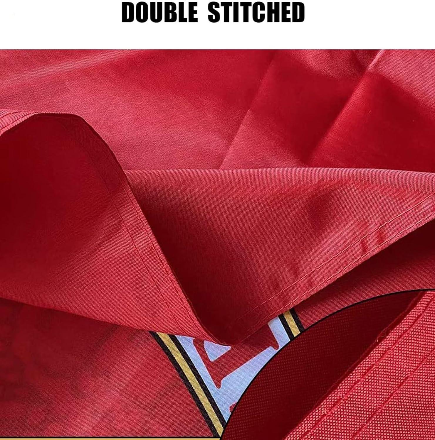 US Marine Corps Red Heavy Duty Polyester Flag 3x5 with Brass Grommets