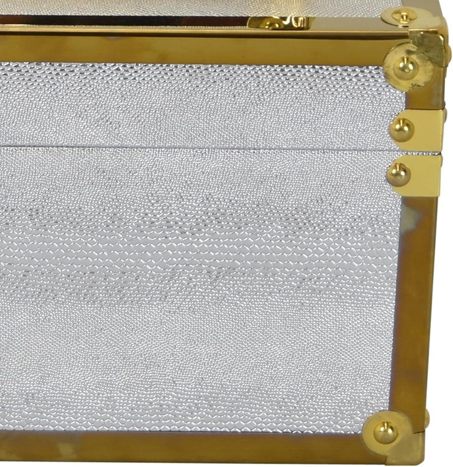 Benjara Jito Decorative Box Set of 2, Abstract Pattern