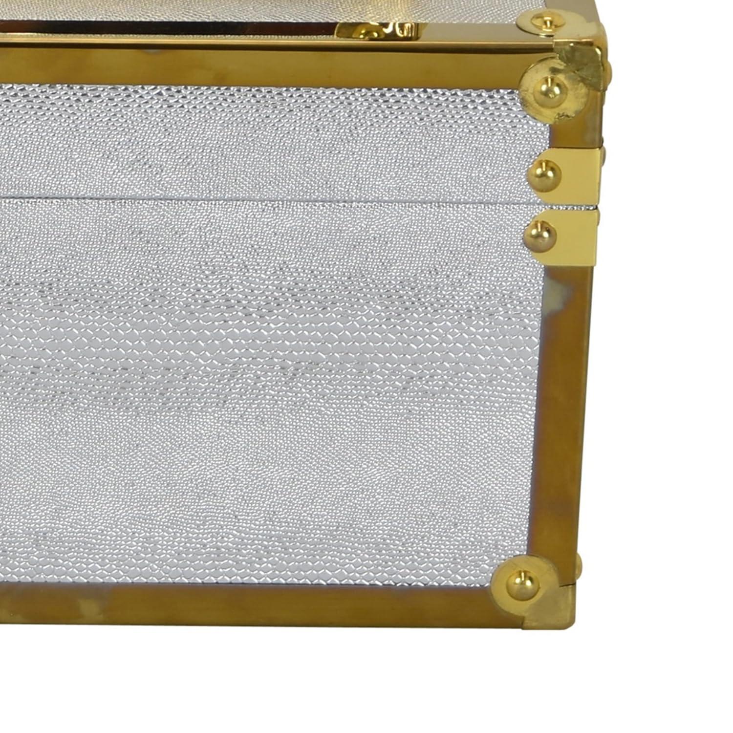 Benjara Jito Decorative Box Set of 2, Abstract Pattern