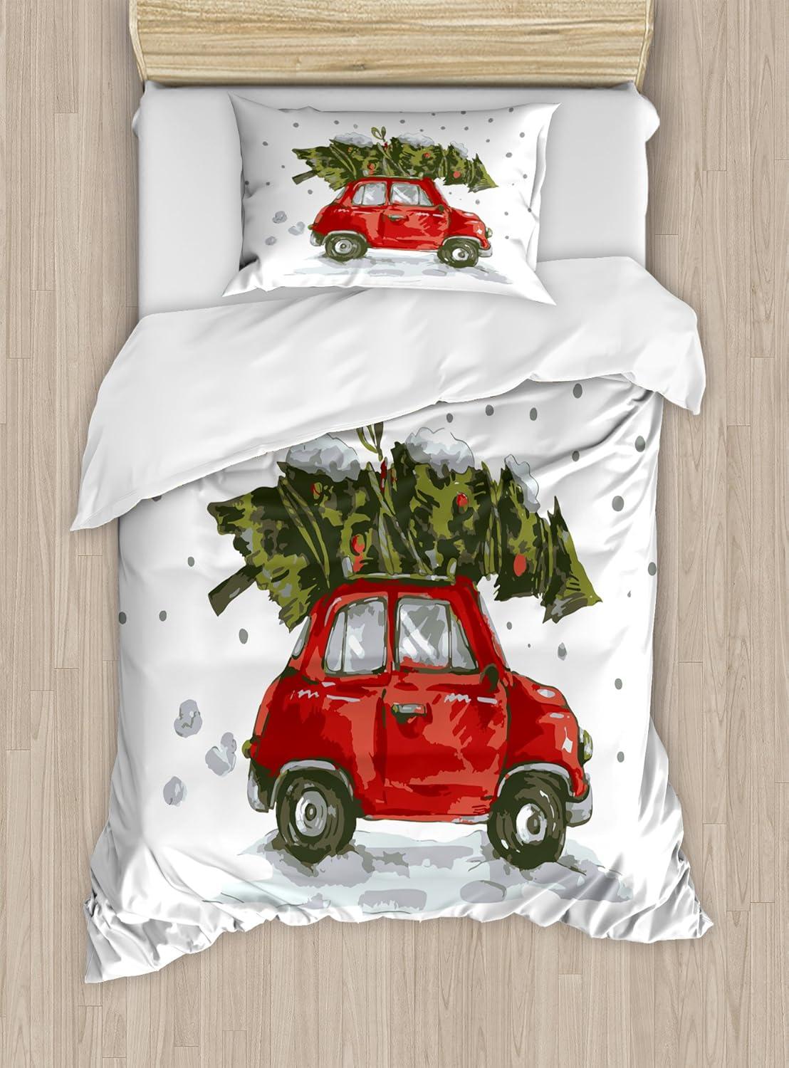 Christmas Traditional Duvet Cover Set