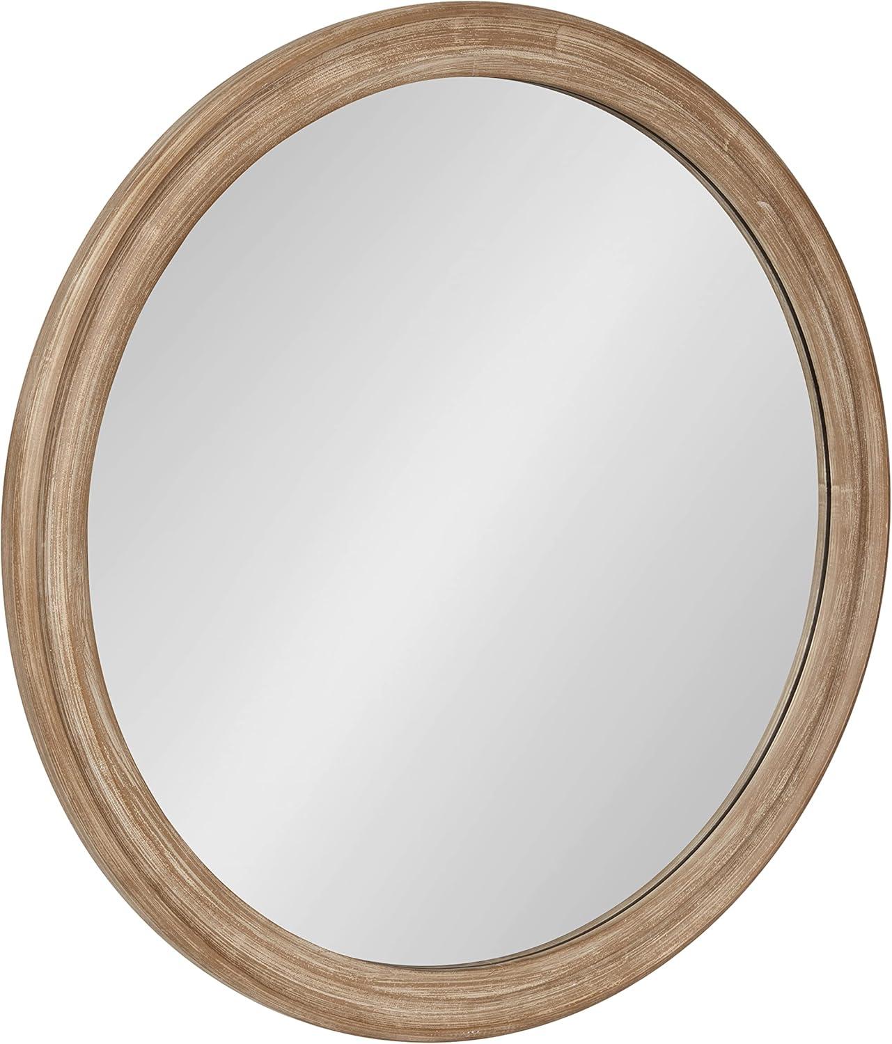 28" Mansell Round Wall Mirror - Kate & Laurel All Things Decor