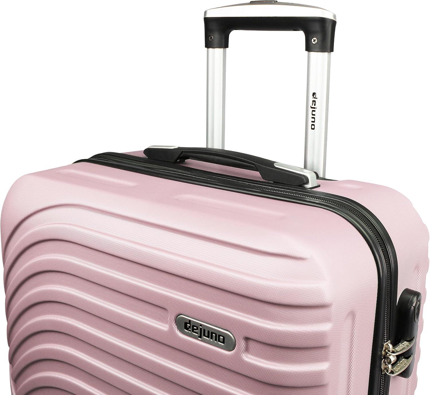 Dejuno Craft Hardside 3-Piece Spinner Luggage Set - Blush