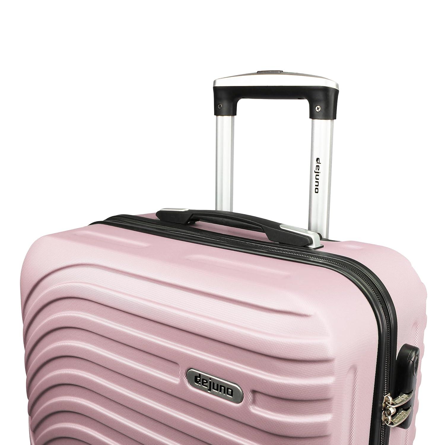 Dejuno Craft Hardside 3-Piece Spinner Luggage Set - Blush