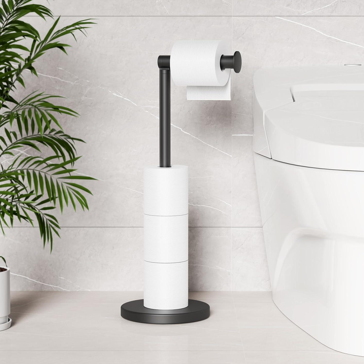 TOPEFIC HPA6LRTN02 Free Standing Toilet Paper Holder