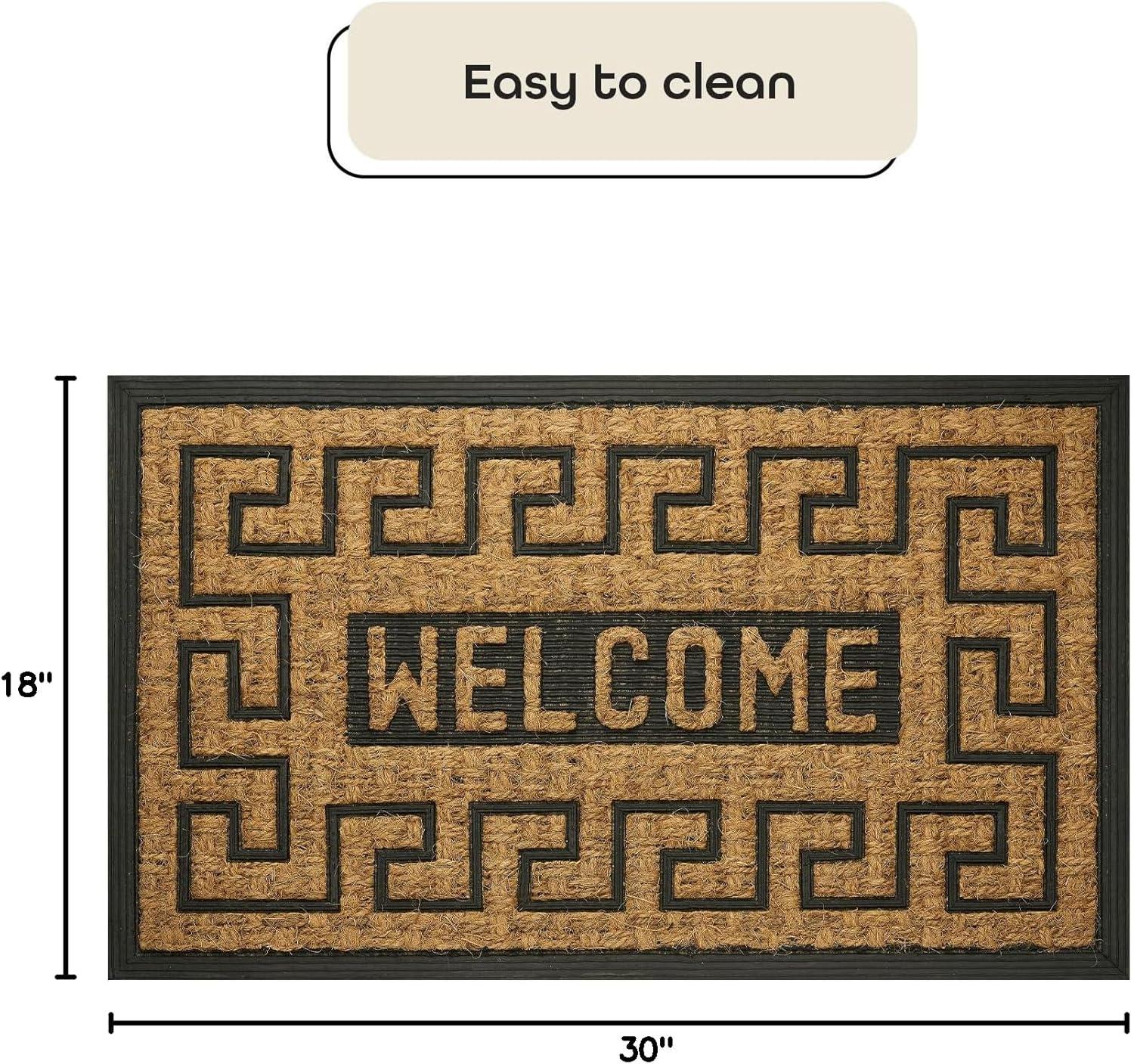 Achim Coco Greek Key Doormat, 18" x 30"