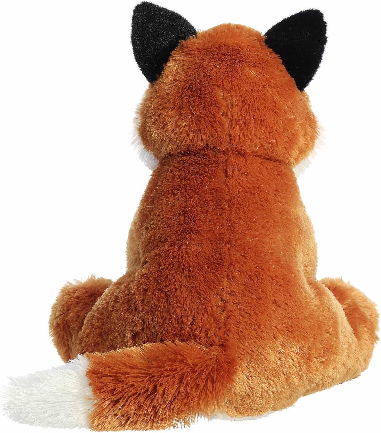 Aurora Medium Fox Cuddly Stuffed Animal Orange 11"