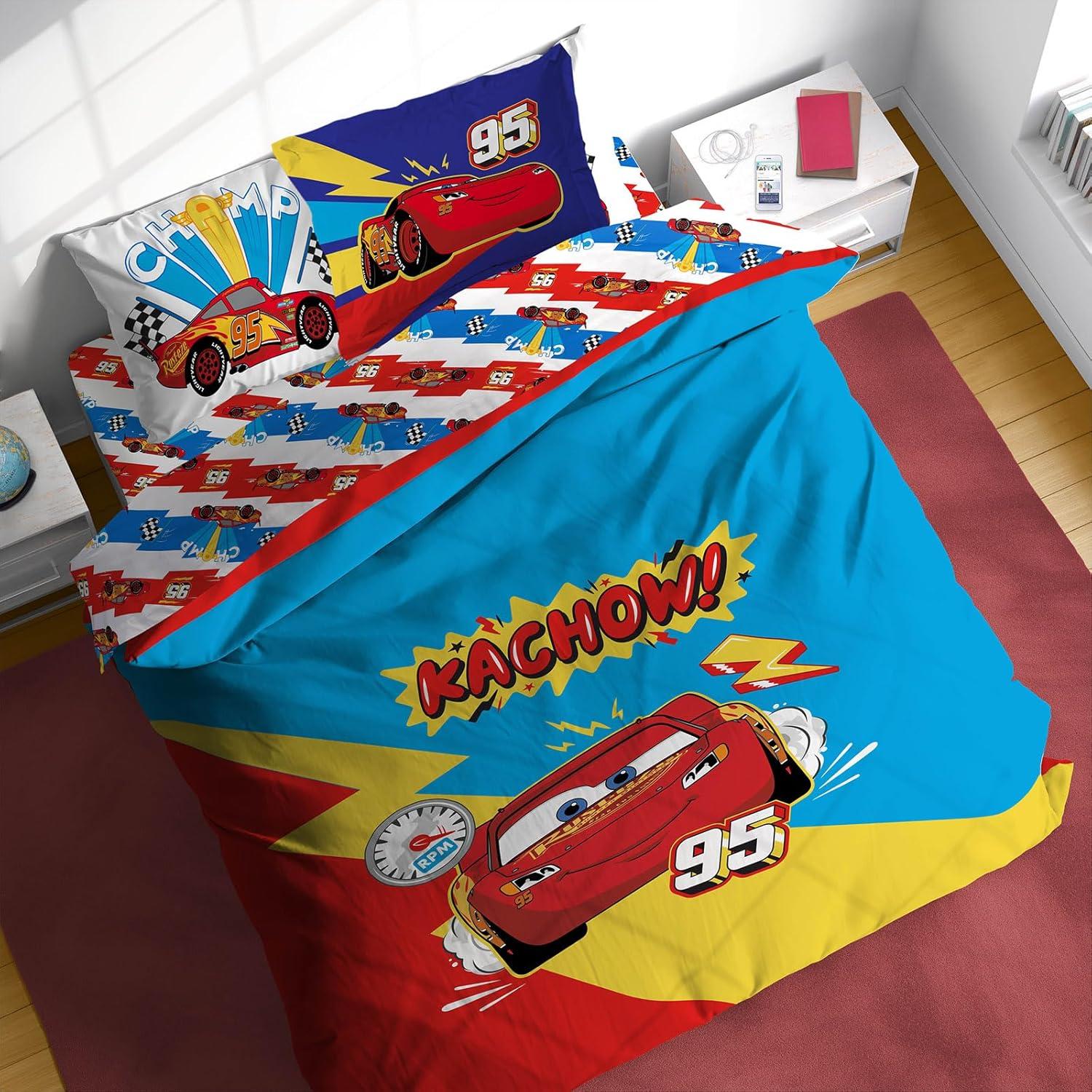Sunny Side Up Disney Pixar Cars Bed Set with Sham
