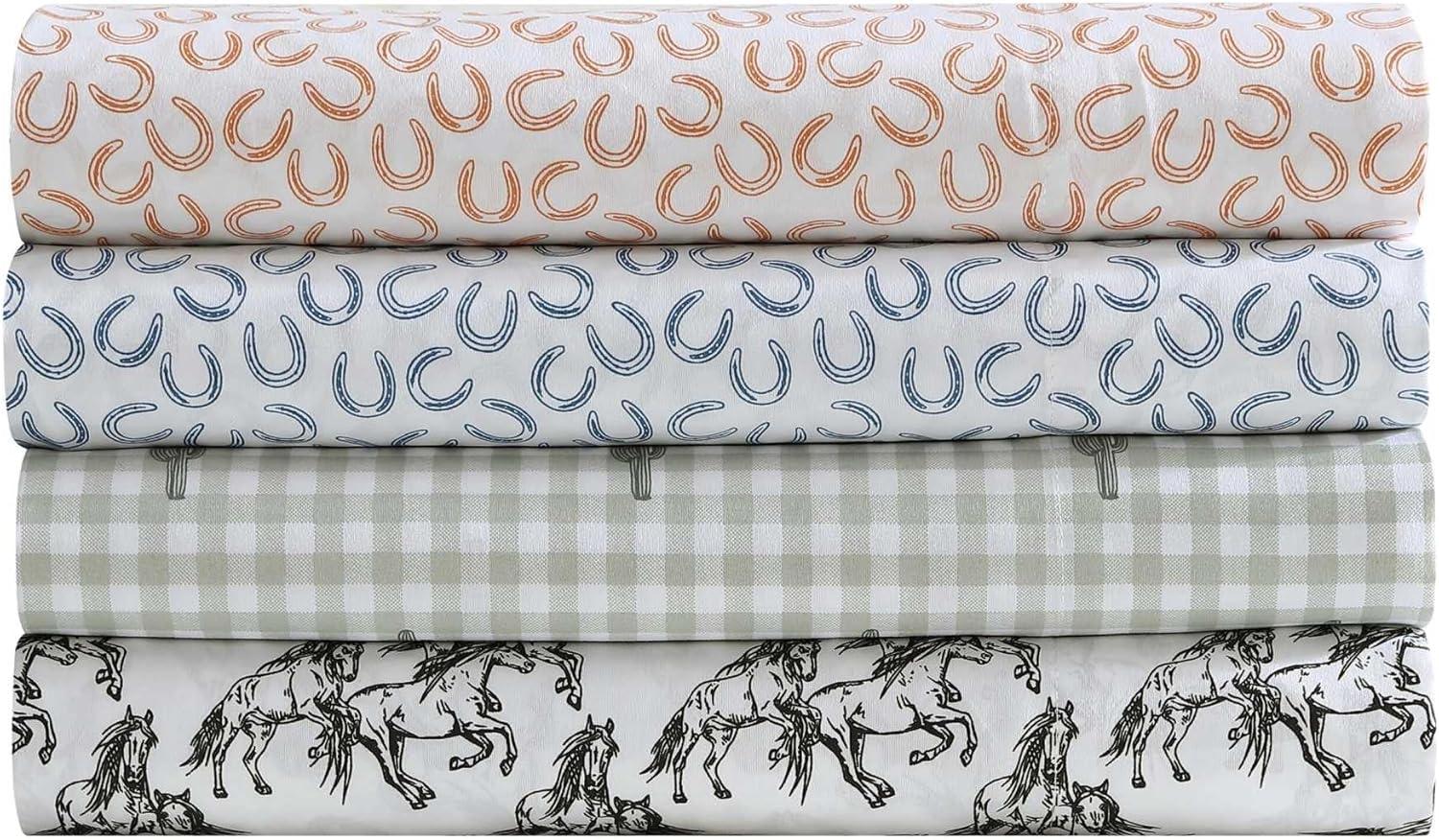 Wrangler Printed Cozy Novelty Sheet Sets