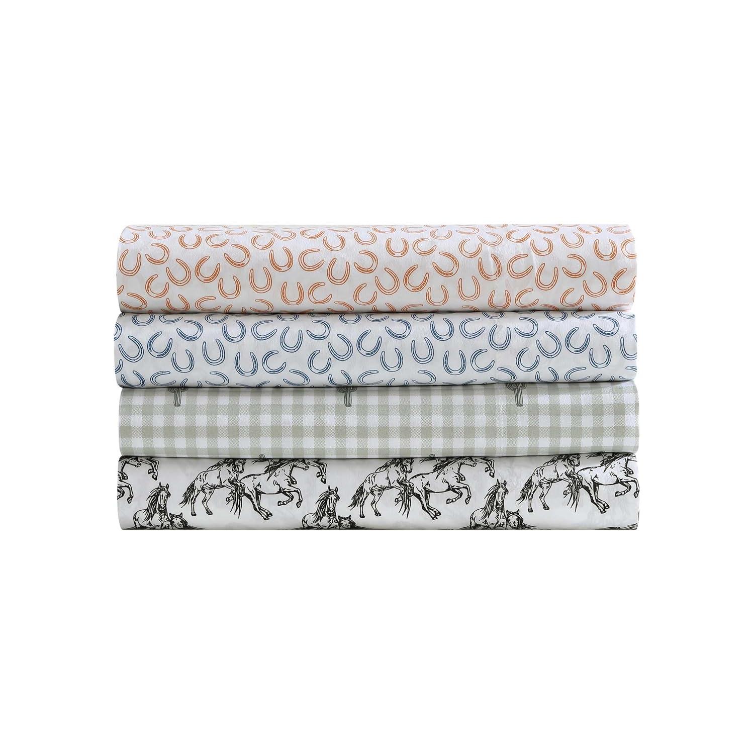 Wrangler Wrangler Printed Cozy Novelty Sheet Sets