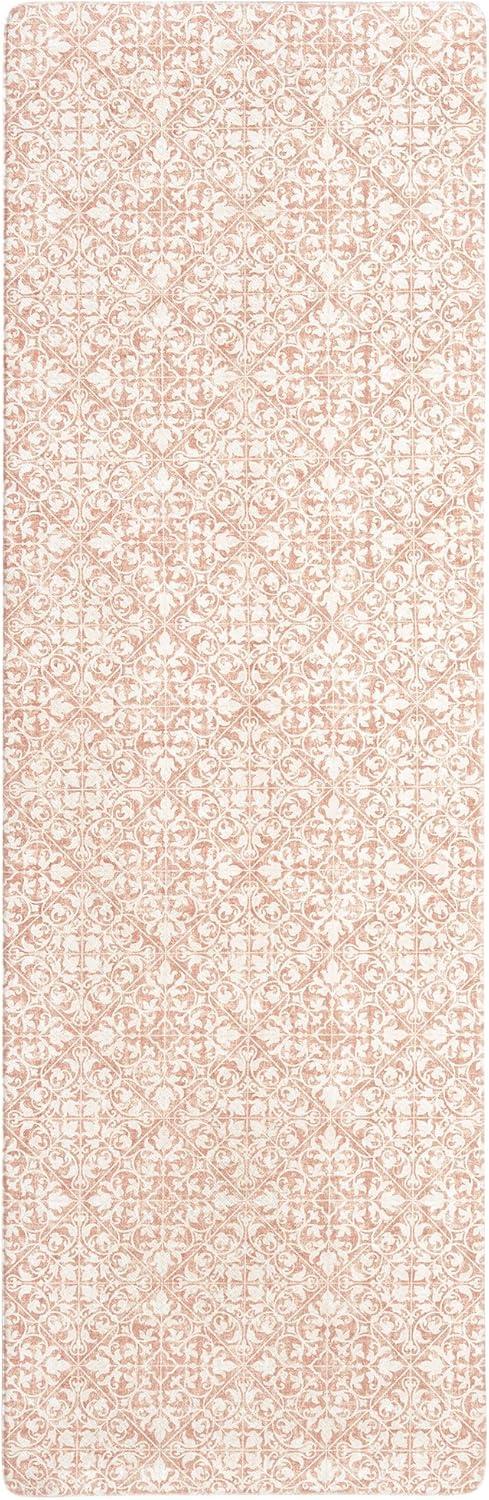 Town & Country Living TOWN & COUNTRY BASICS Comfort Plus Non-Slip Backing Vintage Medallion Tile Anti Fatigue Comfort Mat