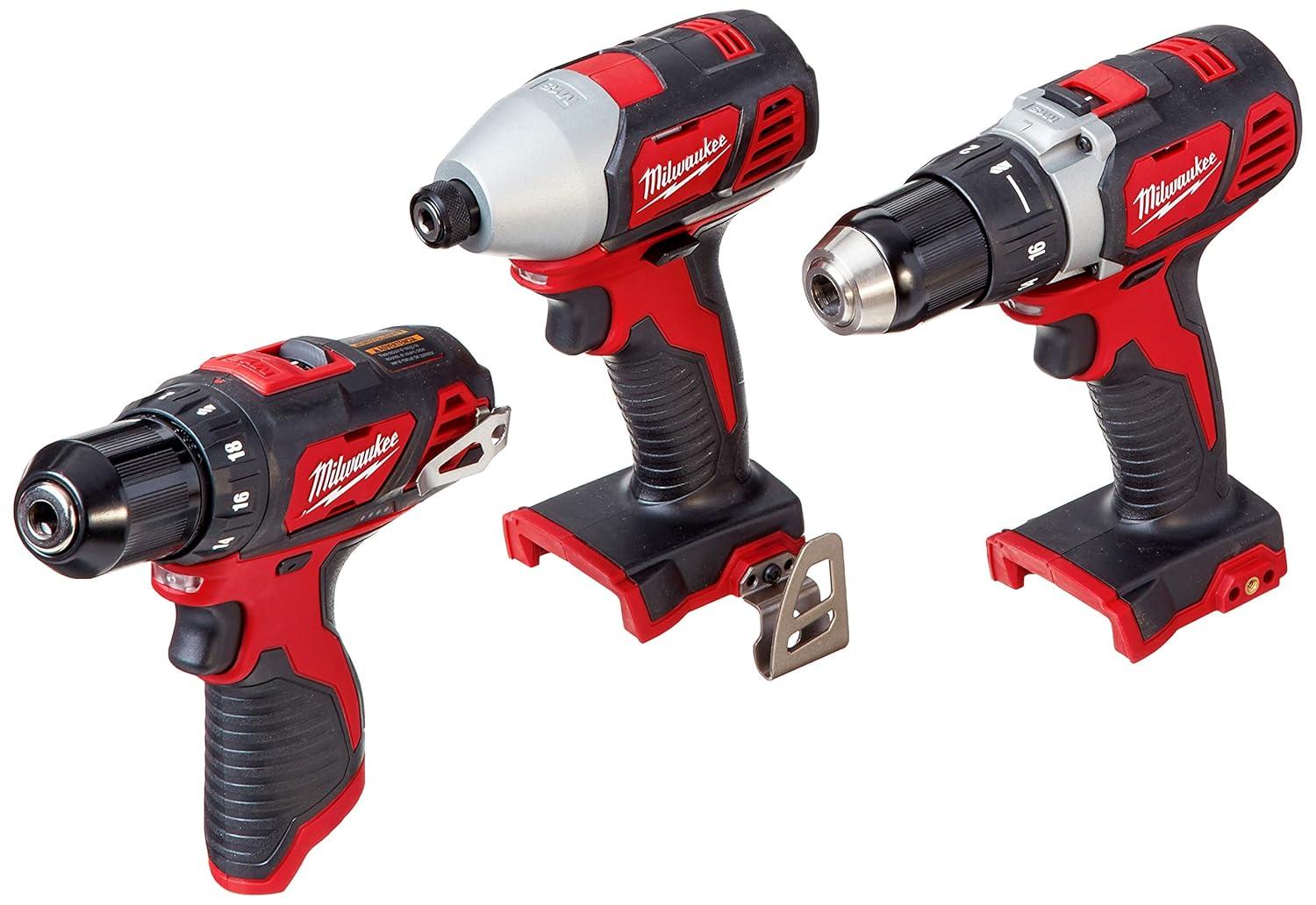 Milwaukee M18 18V Lithium-Ion Cordless Power Tool Set, 5 Pack