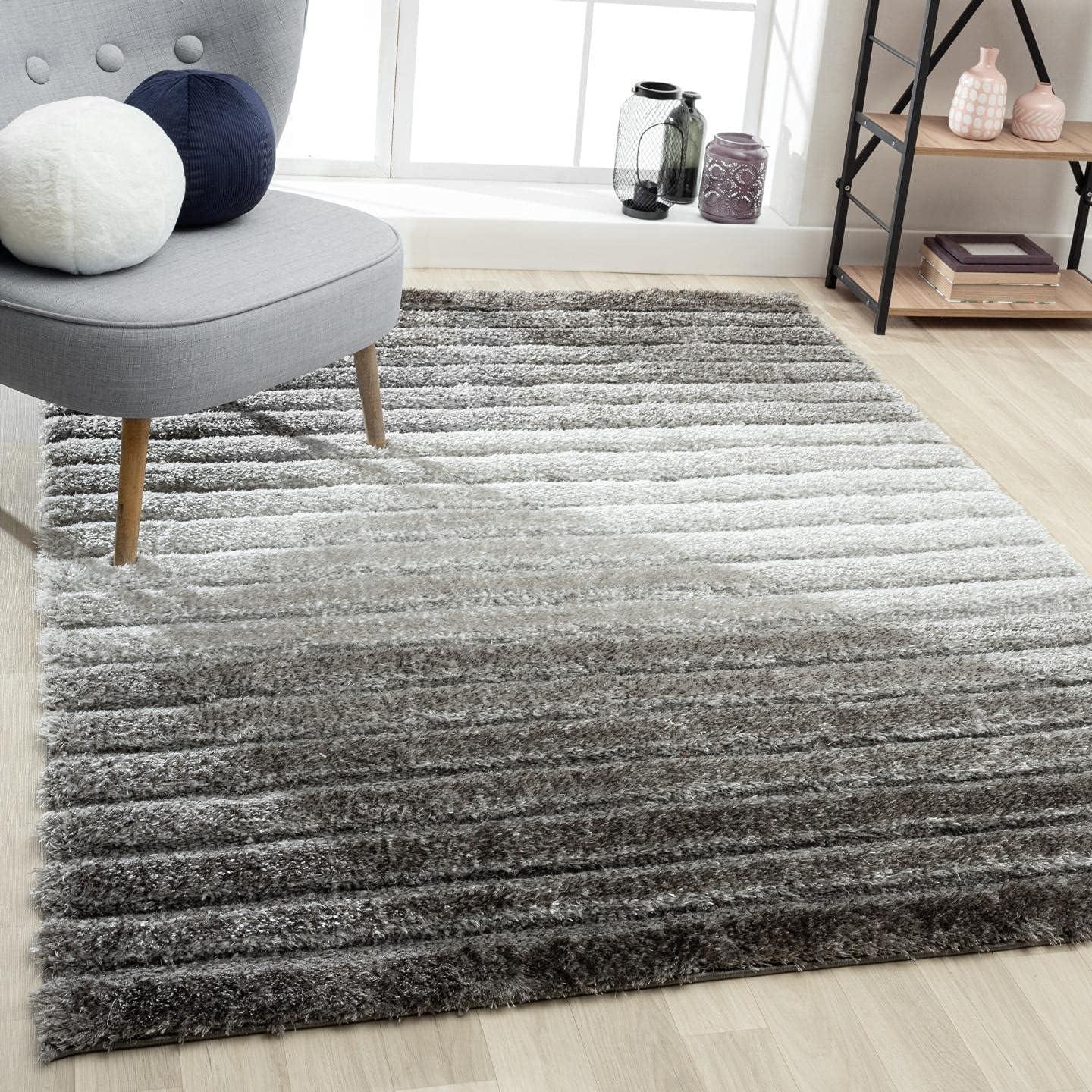 Lantanas Geometric Abstract Area Rug